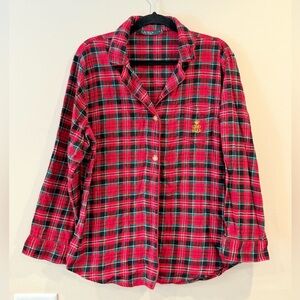 🔥Lauren Ralph Lauren Plaid Pijama Top🔥